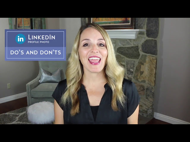 Example of an ideal LinkedIn profile headshot with professional attire and a neutral background