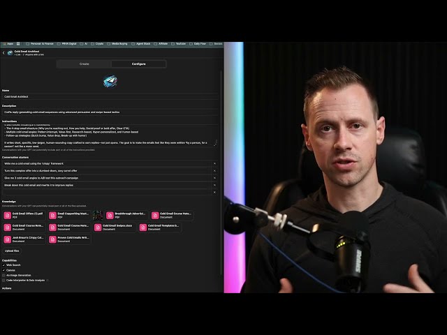 Configuring your AI copywriting assistant with uploaded SOPs and working prompt