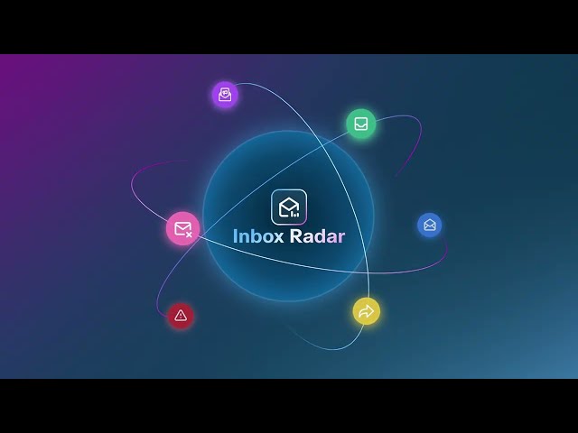 Dashboard showing step-by-step setup of a recurring inbox placement test across providers