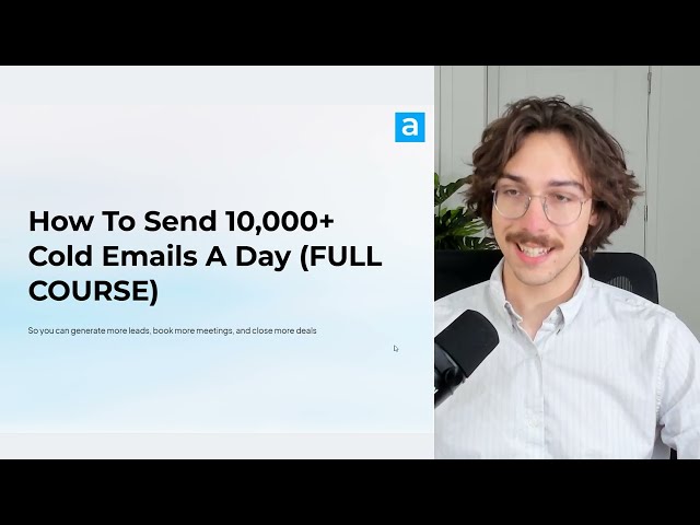Screenshot showing a high-level view of cold email infrastructure with multiple domains and accounts set up for large scale sending