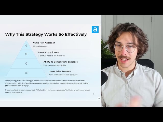Screenshot of a cold email with a personalized video offer CTA sent to a prospect