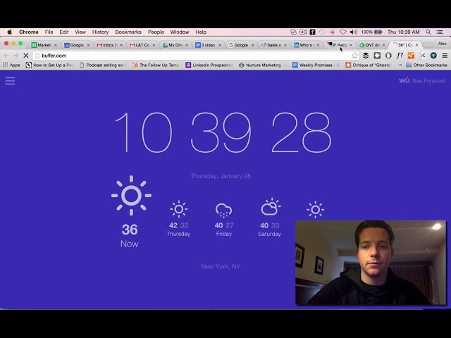 Example: LinkedIn Buffer posting dashboard and top-performing scheduled posts