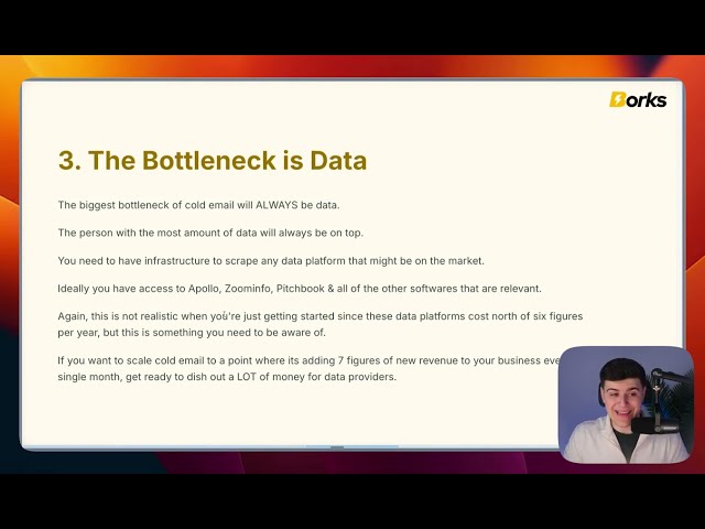Visual showing ideal B2B ICP fit for cold email outreach