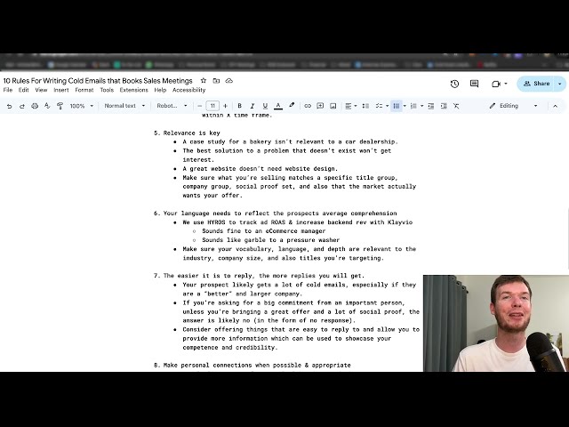 Demonstration of prospect’s industry-specific language in a cold email example