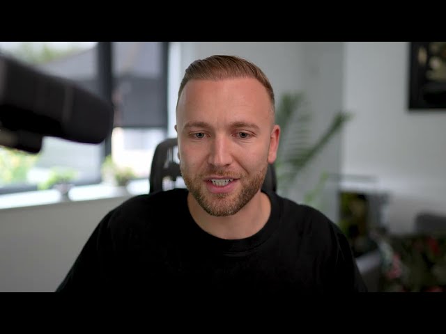 Sales professional demonstrating confident, approachable body language at a business entryway