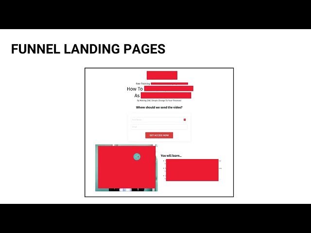 Example of a streamlined video sales letter page guiding prospects to book appointments