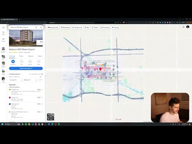 Spreadsheet of exported Google Maps data, showing names, phones, addresses, and more
