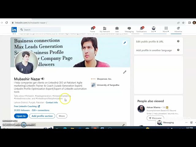 Highlighting organized LinkedIn conversations with skill-based contact insights and reminders