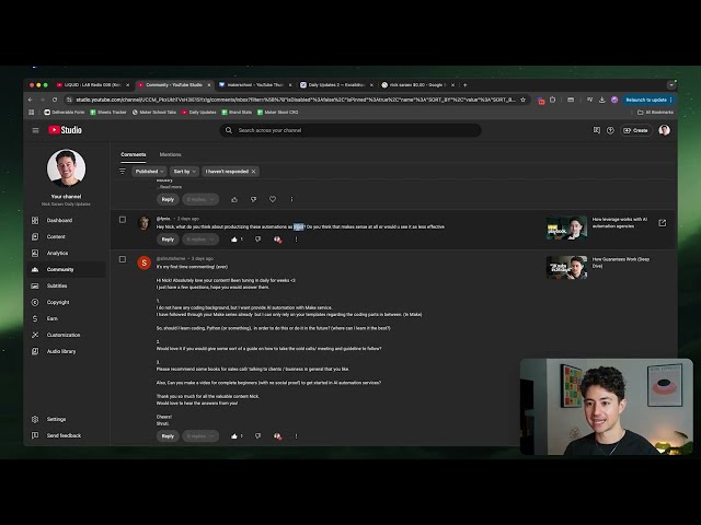 Cold email campaign statistics presented and discussed