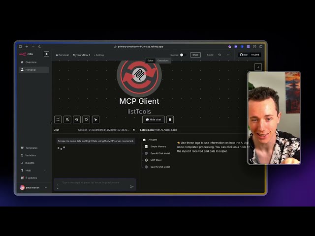 AI agent block with system prompt and OpenAI integration setup inside the workflow builder