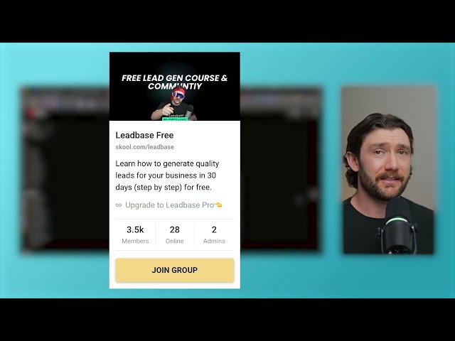 Landing page video shows business owner sharing real customer testimonial to drive engagement