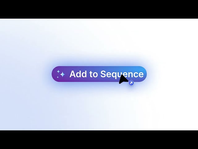 Finalized AI-generated cold email sequence displayed, ready for launch in a sales engagement platform.