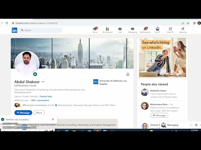 Demonstration of an optimized LinkedIn skills section with multiple relevant endorsements