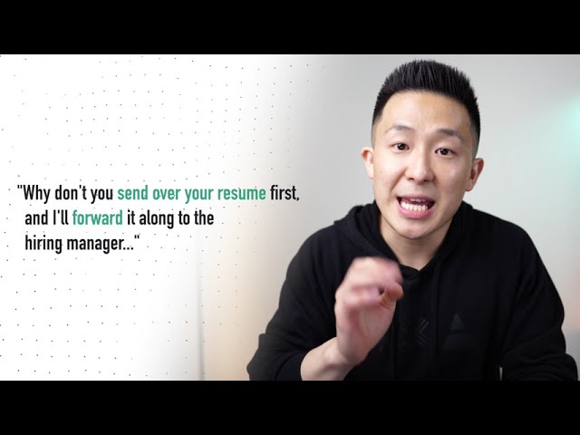 A successful candidate’s message thread with a recruiter, showing the impact of a tailored, follow-up approach.