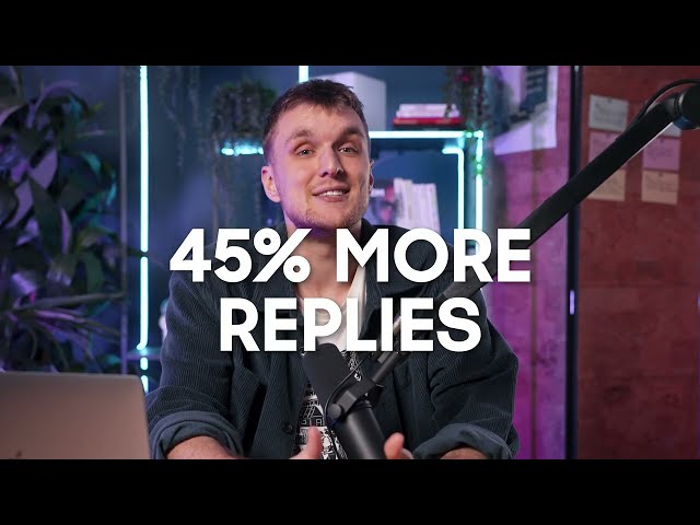 A campaign dashboard showing higher reply rates thanks to LinkedIn and email automation