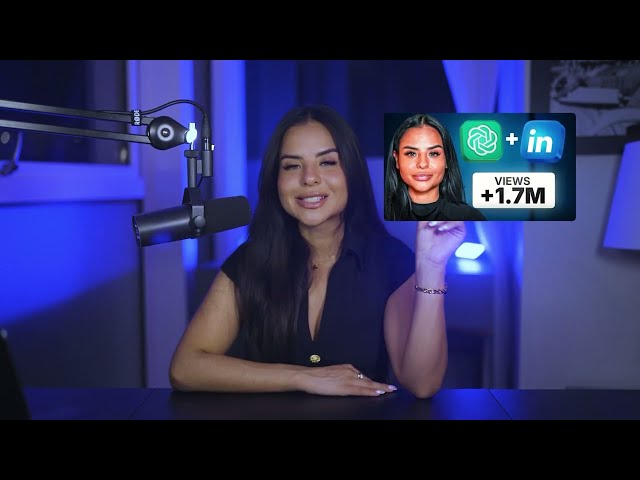 Workflow for using AI tools to structure LinkedIn authority-driven posts and overcome creative blocks